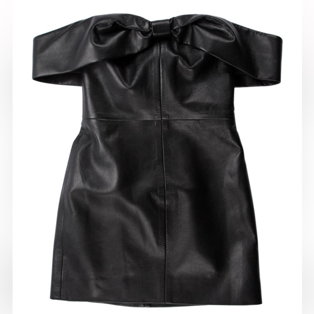 ANINE BING
Colleen Mini Dress Recycled Leather